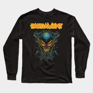 Parliament Funkadelic Retro Mothership UFO Rock Funk Throwback Long Sleeve T-Shirt